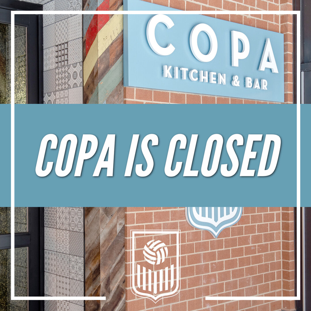 Today was Copa&rsquo;s final day.⠀⠀⠀⠀⠀⠀⠀⠀⠀
Thank you to everyone who came to dine with us this week and these last few years. We have loved bringing you our Spanish inspired tapas and being part of Ballston Quarter.