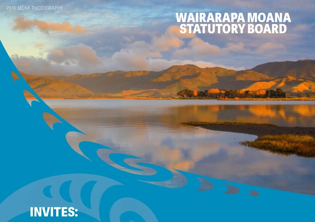 Invitation: Wairarapa Moana Vision Consultation Hui — Community restoration groups and other interested parties.