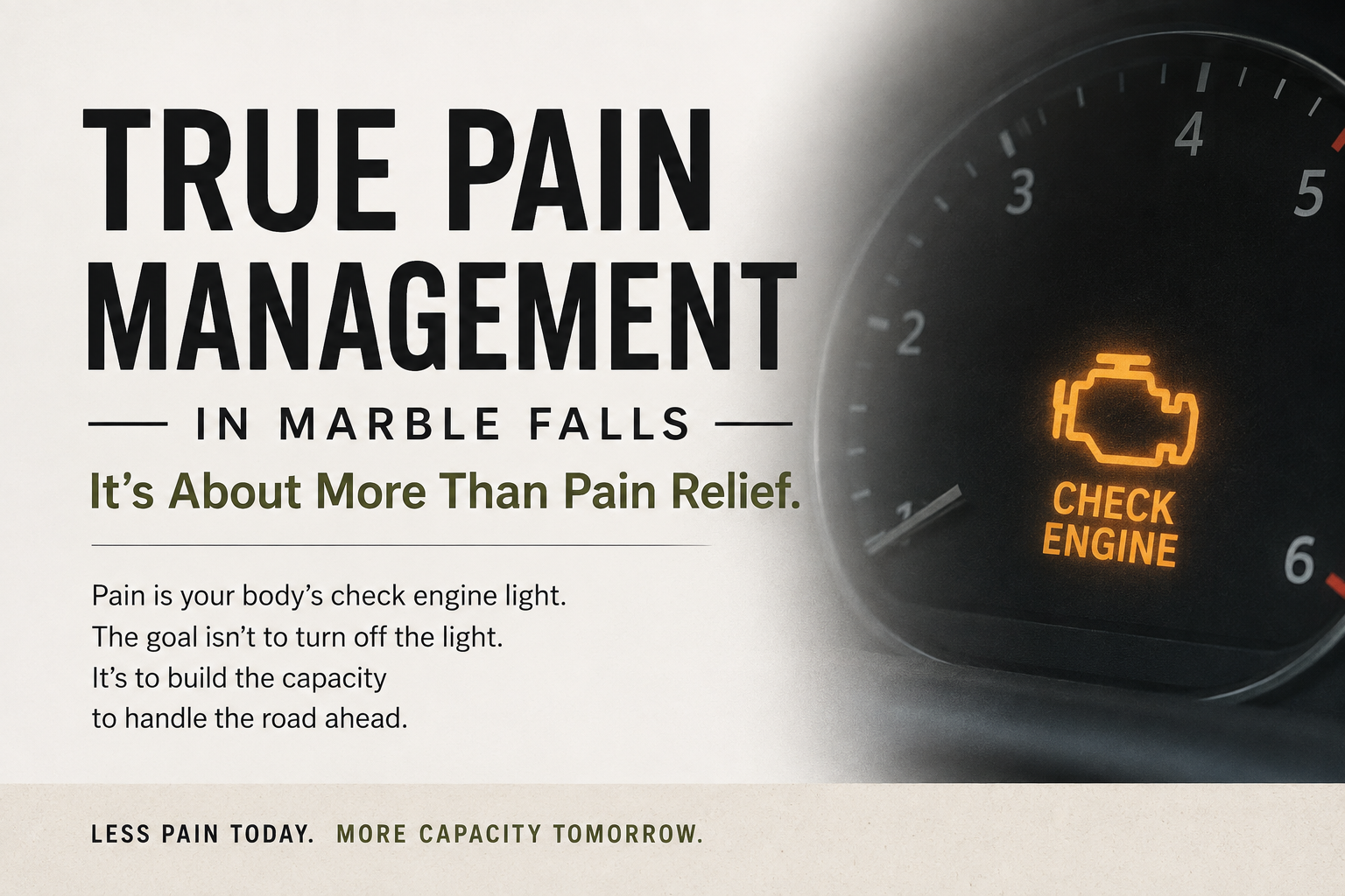 True Pain Management in Marble Falls: It’s About More Than Pain Relief