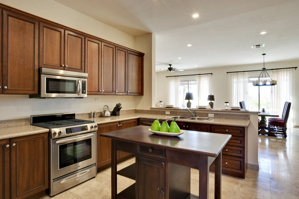 Wood Cabinet Kitchen Remodel