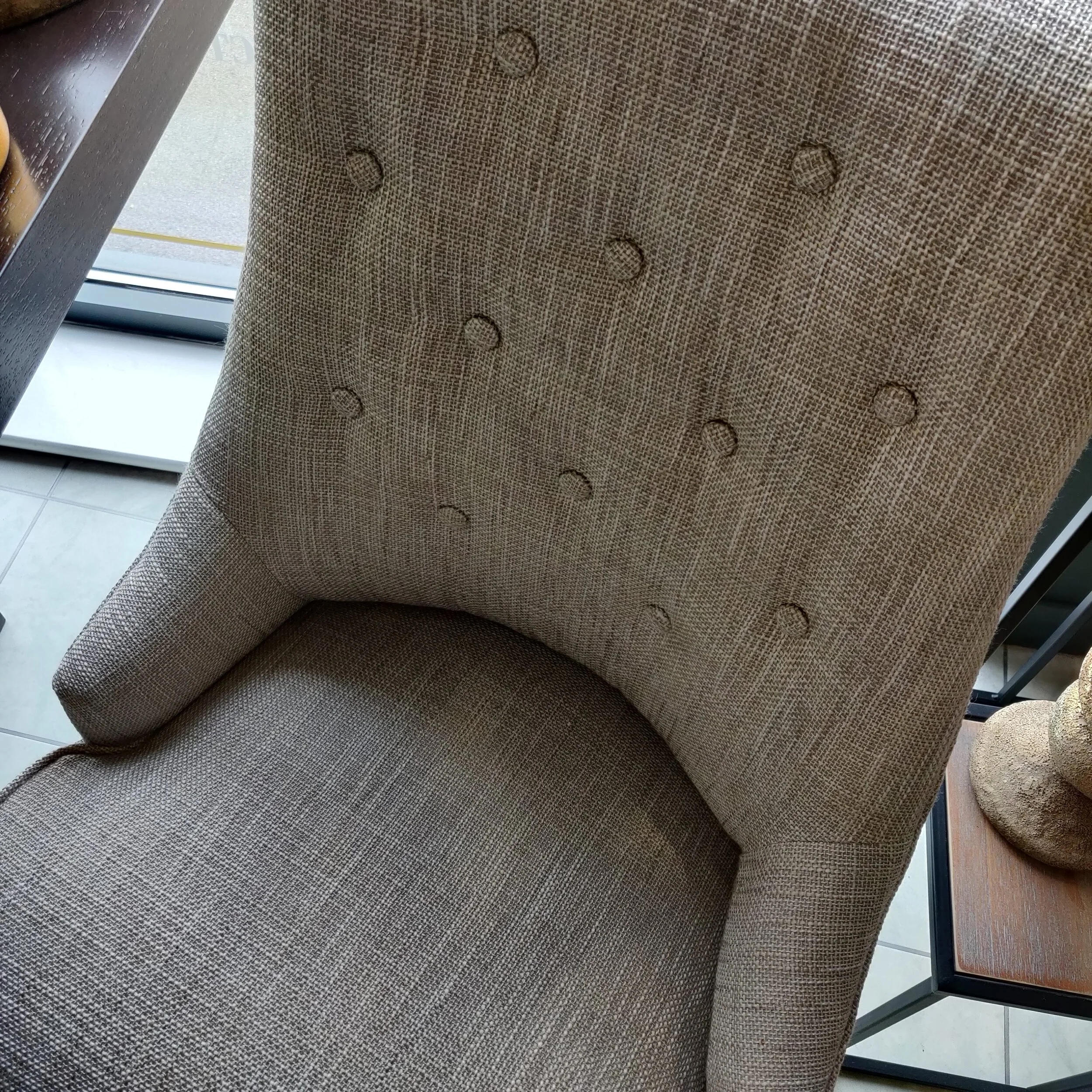 Button-Back Dining Chair