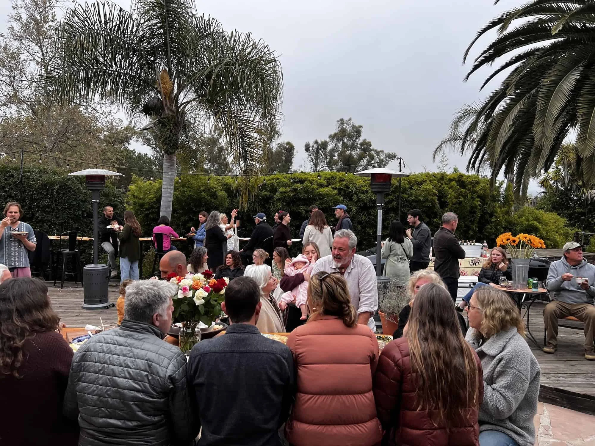 retreat participants enjoying the community-centered spirit of the Mother's Day weekend.