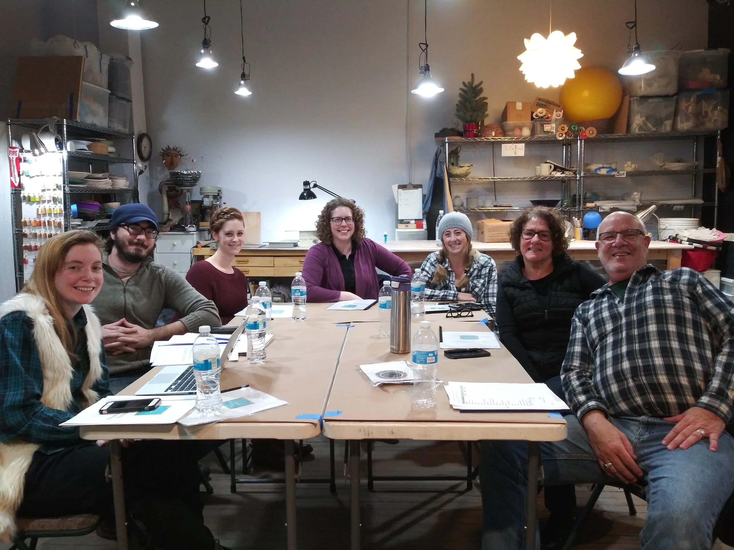Art Market Work Shop Session at The Studio Rochester.