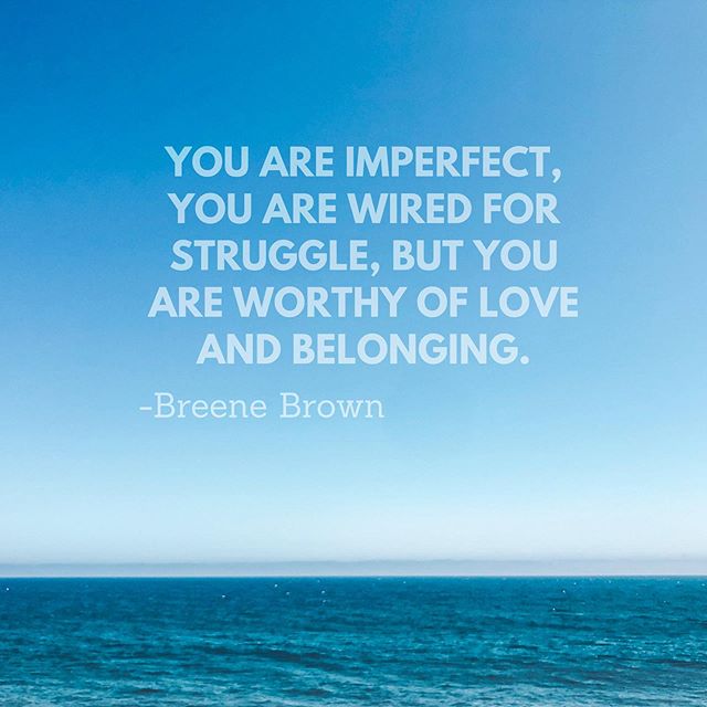 The human experience ✨⁣
⁣
#breenebrown #therapy #inspiration #humanity #beach #westhollywood #malibu #imperfectlyperfect #love #relationships #counseling #couplecounseling