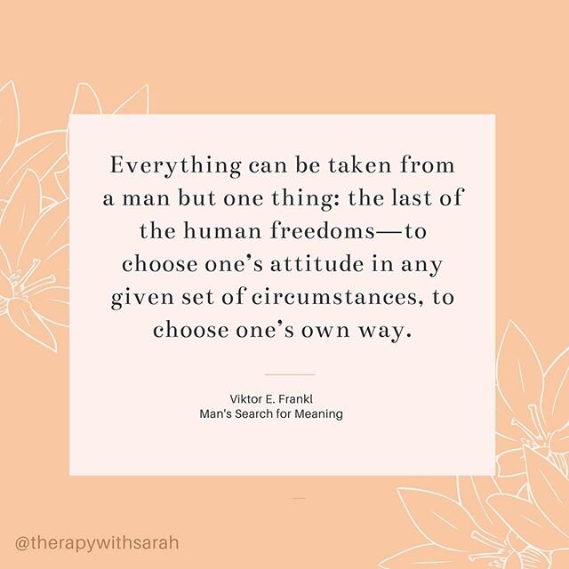 Empower yourself by taking ownership of your attitude. There may be a whole lot that is outside of your control right now, but your attitude is something you have power over. 💪🏼