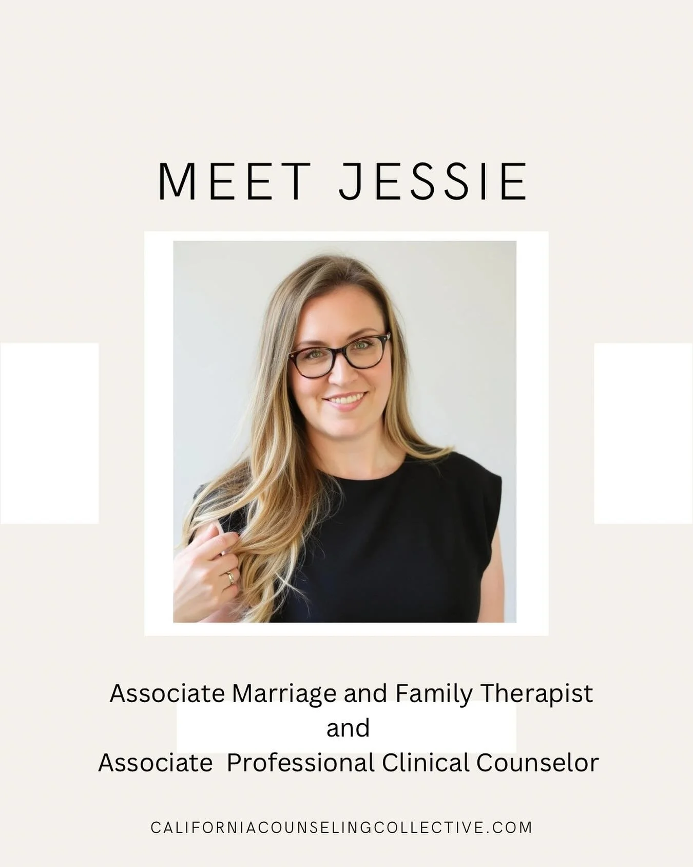 ✨ Meet Jessie ✨

Jessie specializes in supporting people who have always been &ldquo;the strong one&rdquo;&mdash;the high achievers, caretakers, and overthinkers who learned to keep it all together. She knows how exhausting people-pleasing, burnout, 