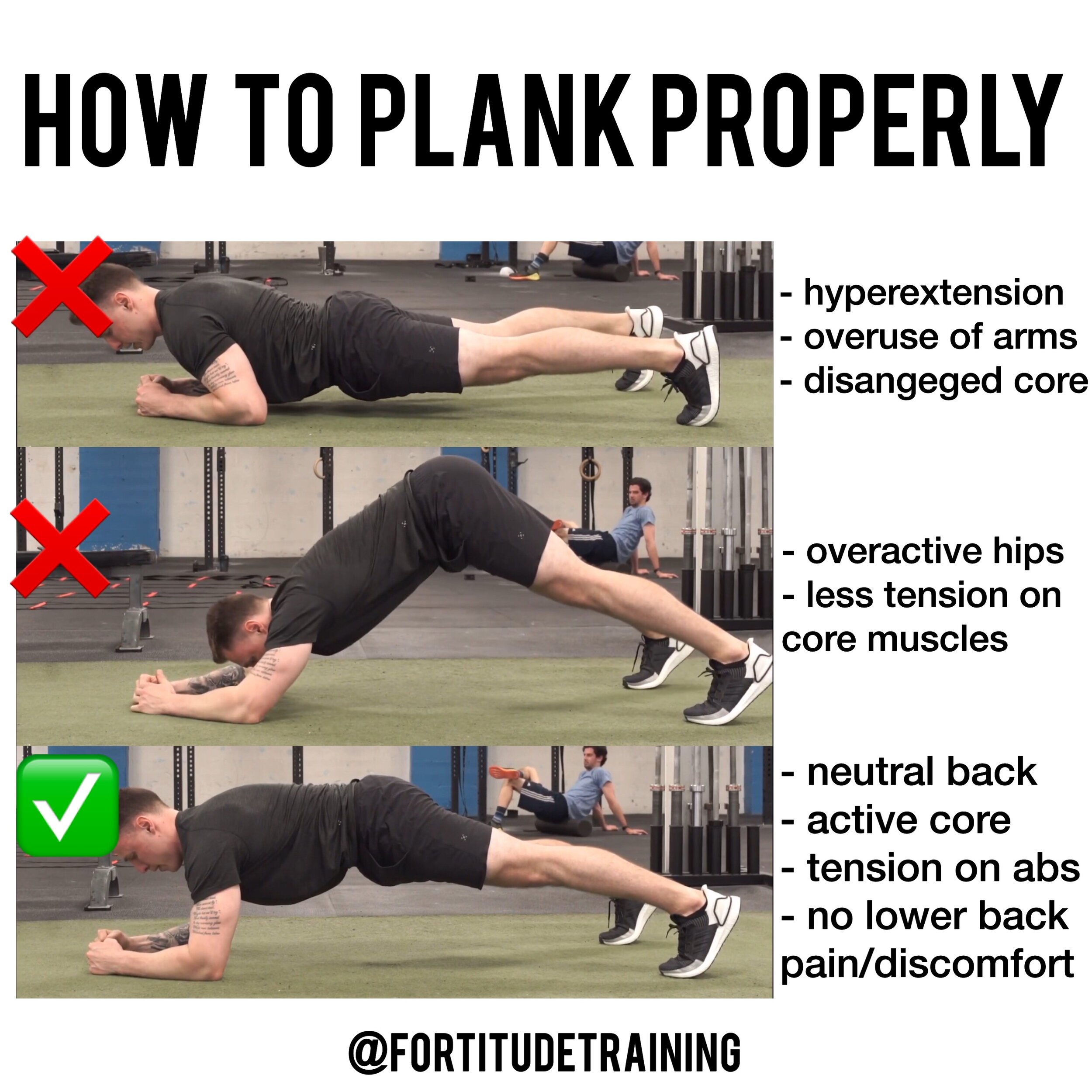 How To Do Planks And Make Them Harder Fortitude Training