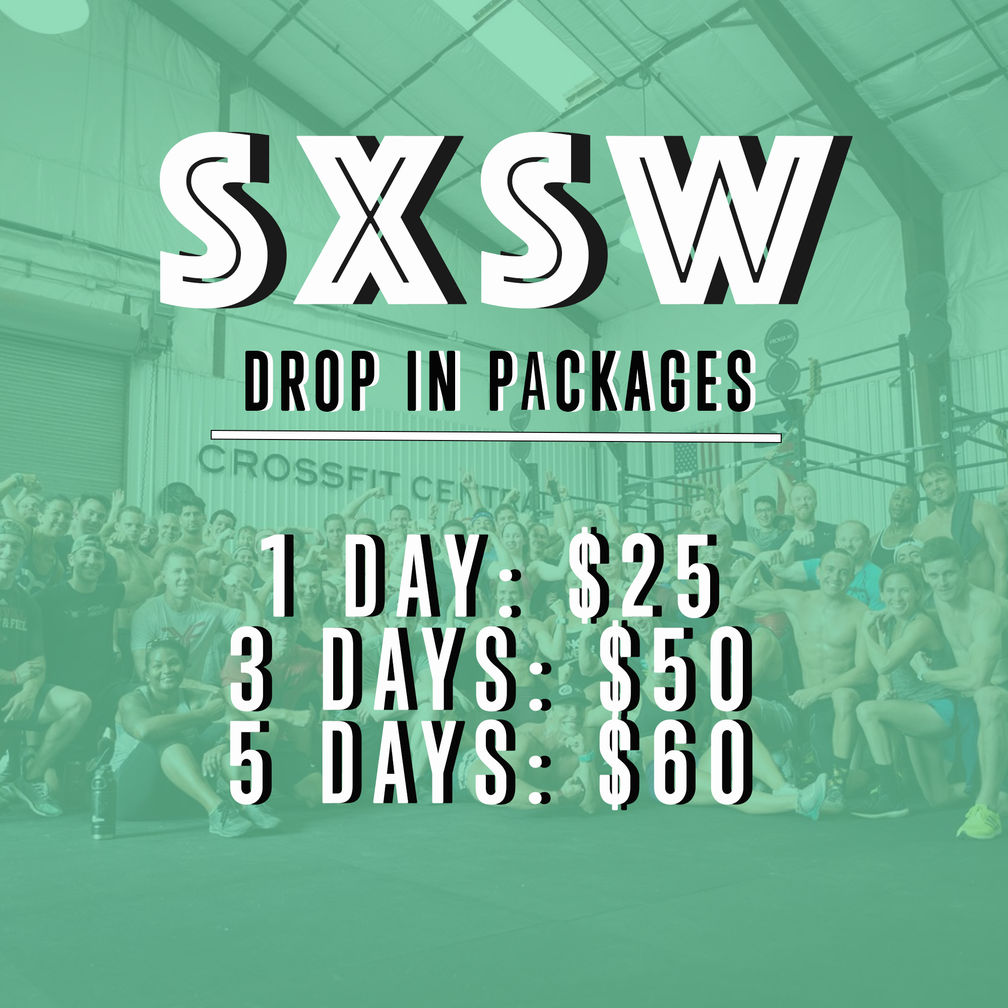 SXSW Drop In Packages