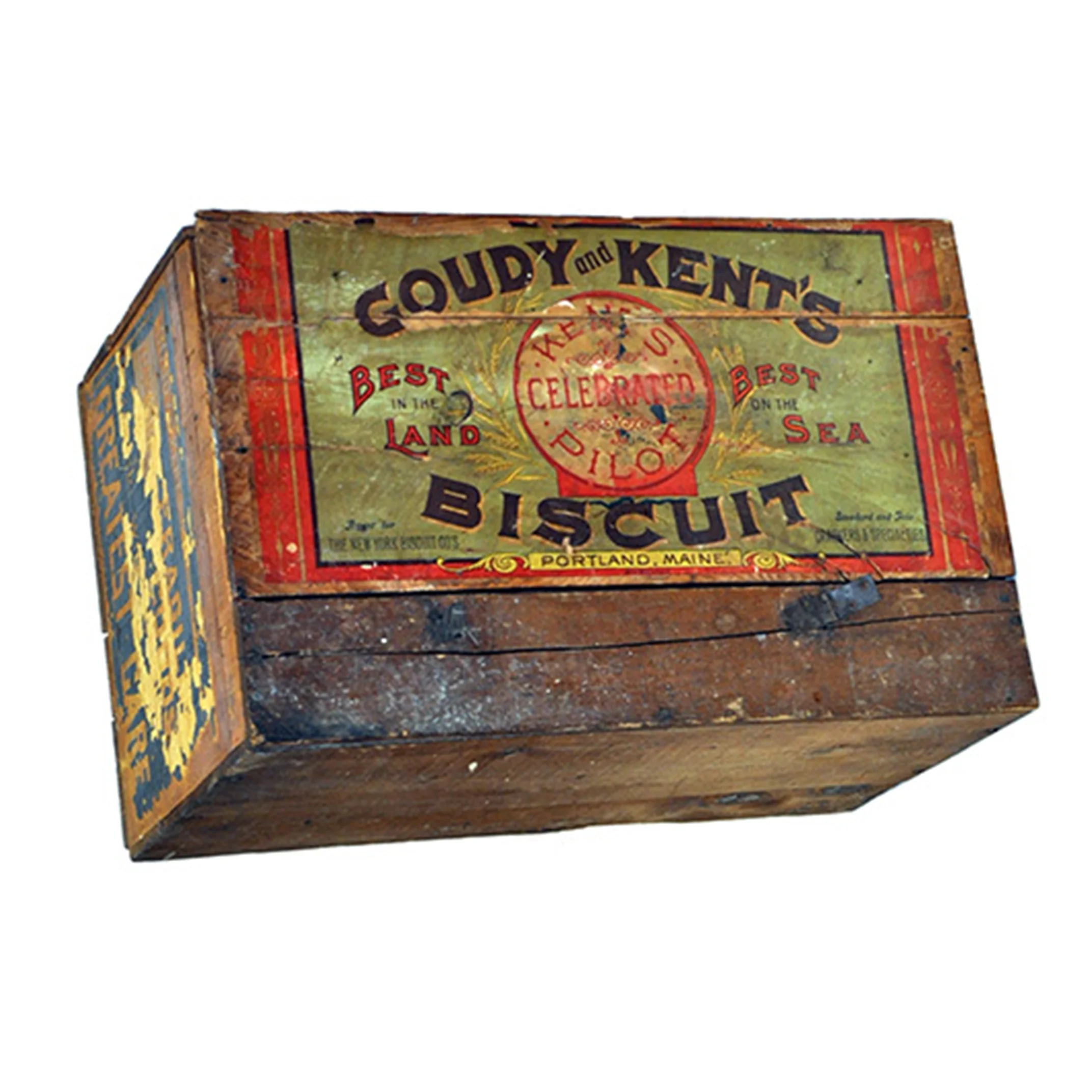 Wood Crate Primitive Antique Shipping Box