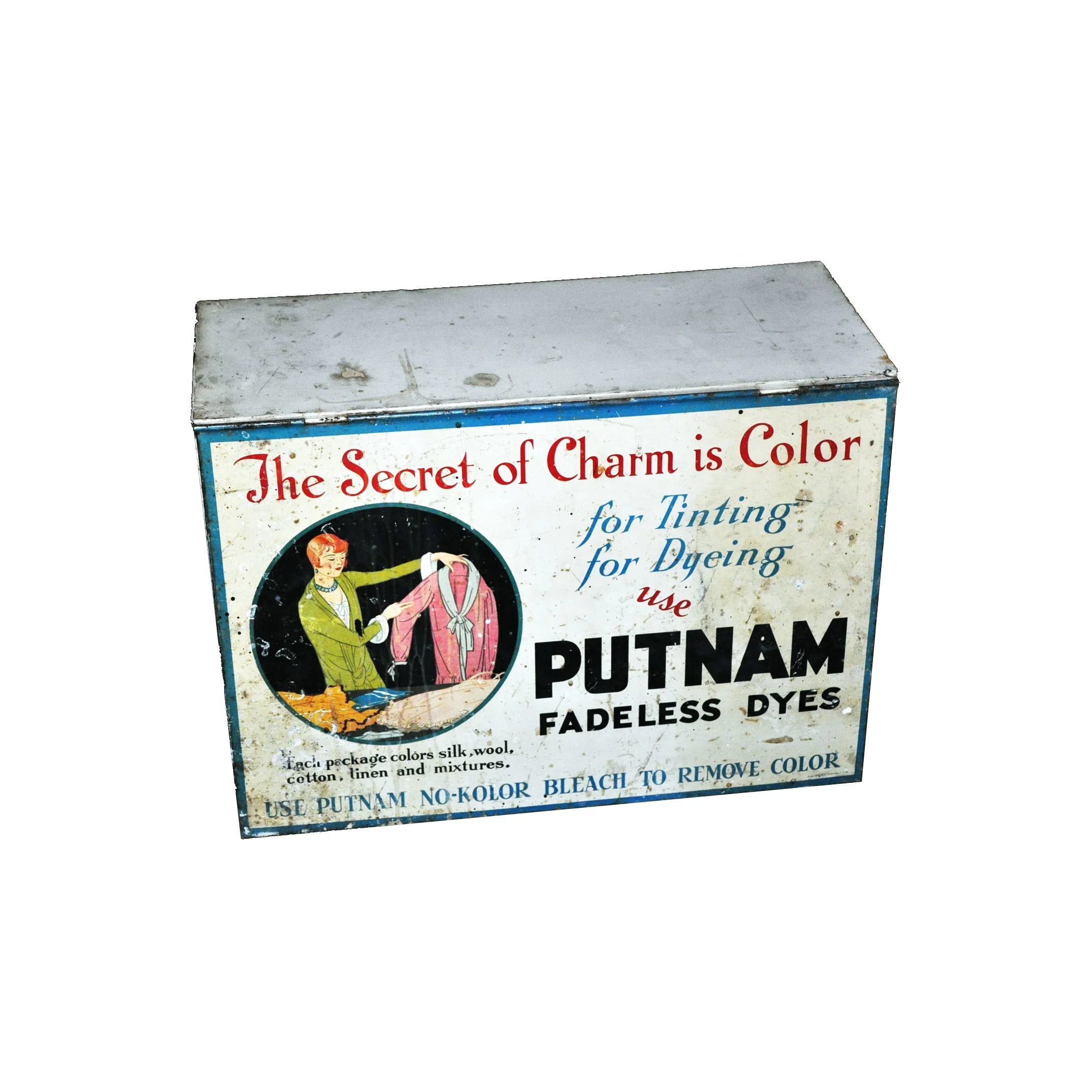 Putnam Fade-less Dye Sales Box