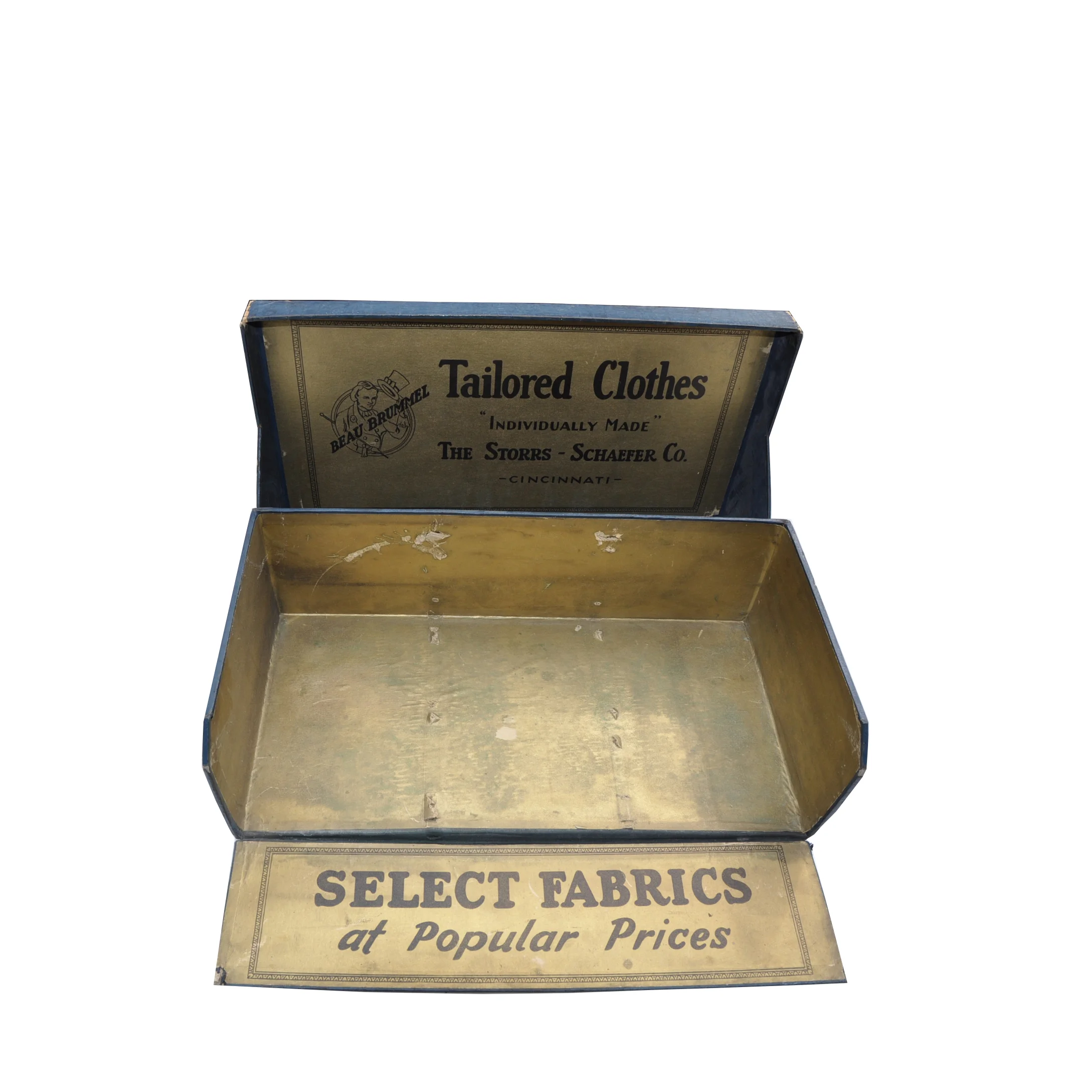 Vintage Beau Brummel Fabric Sample Box