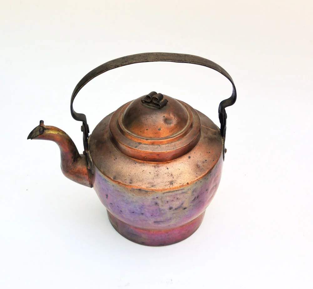 Vintage Copper Tea Pot