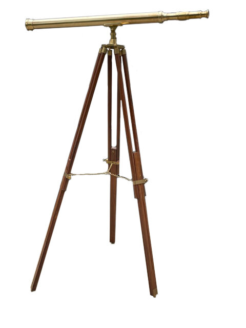 Floor Standing Brass Telescope 60"