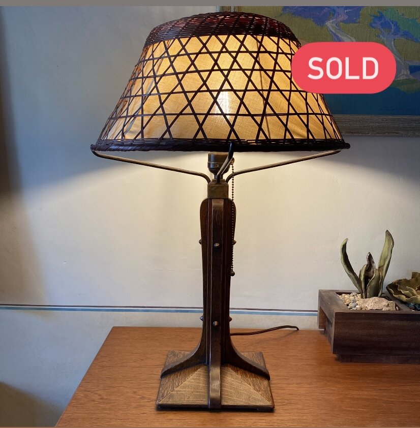 Gustav Stickley Lamp 