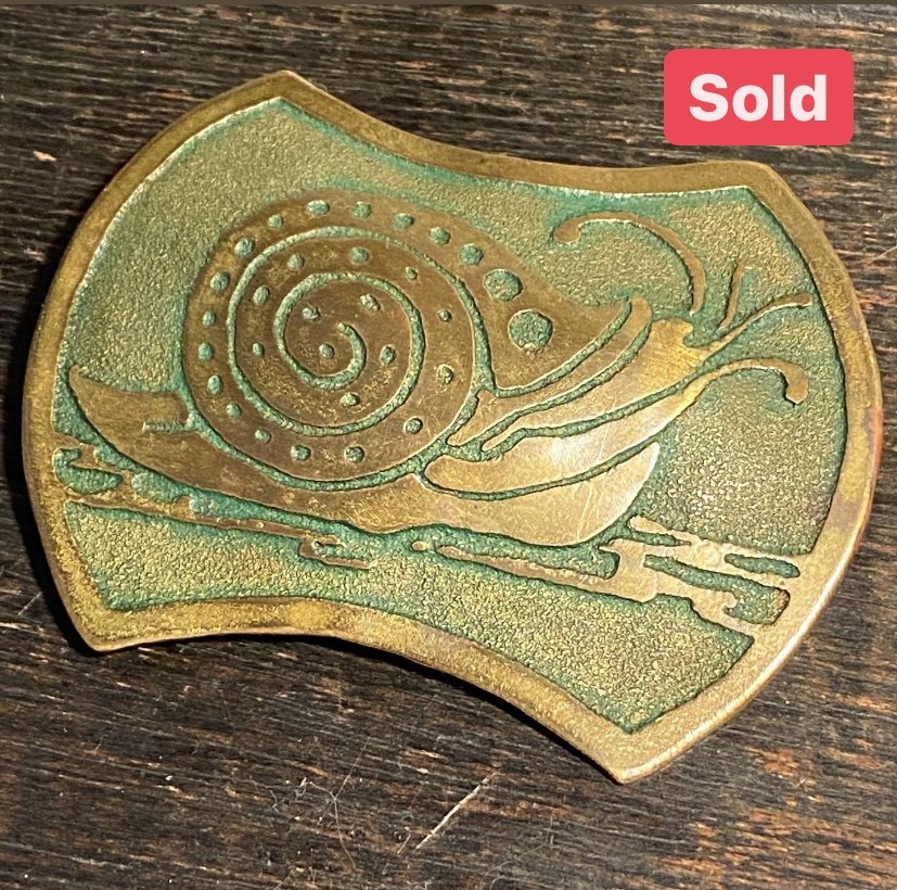 Carence Crafters Snail Brooch