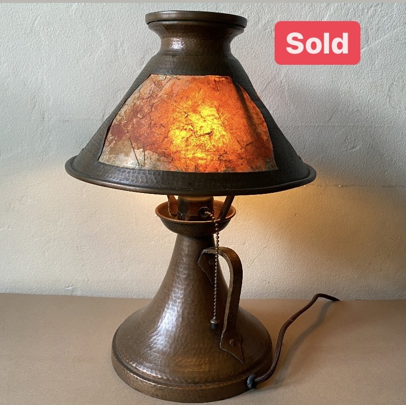 Grand Rapids Copper &amp; Mica Lamp