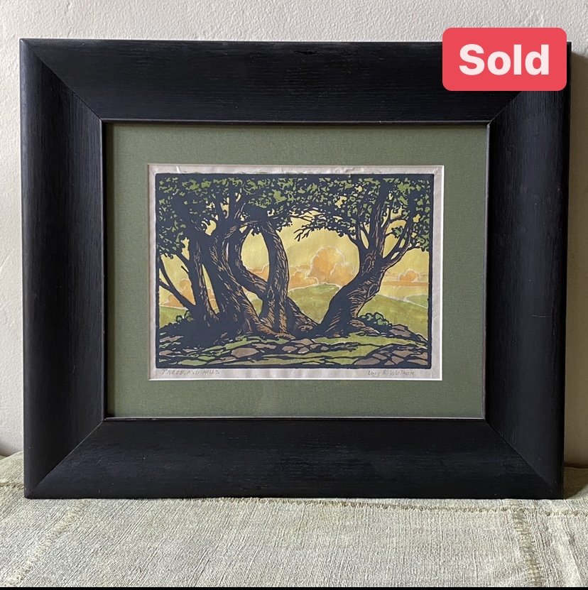 Lucy Walker California Woodblock