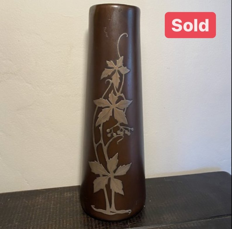 Heintz Art Metal Early Vase
