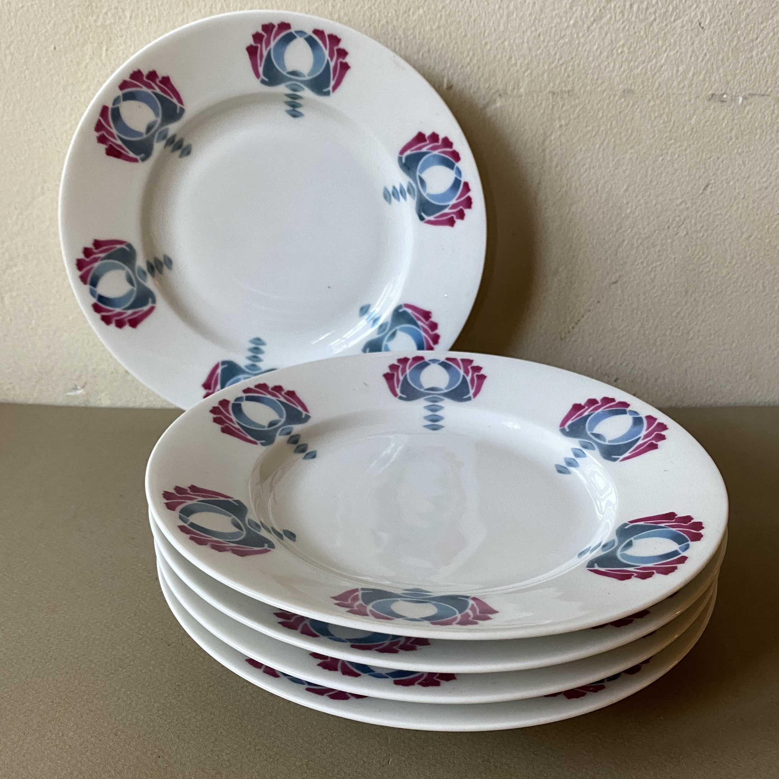 Jugendstil Porcelain Plates