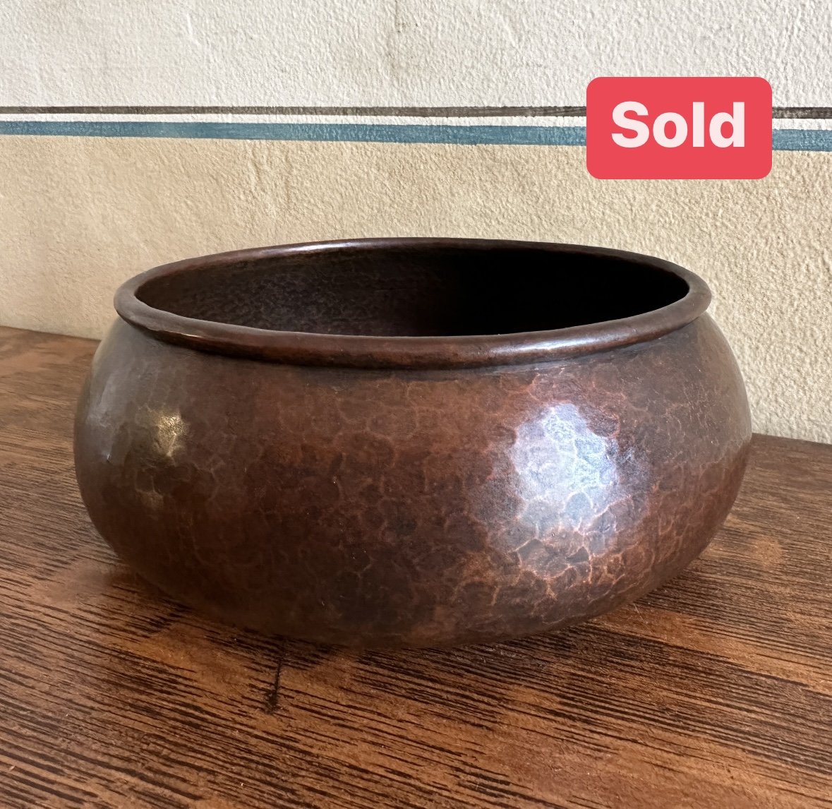 Dirk Van Erp Closed Box Bowl