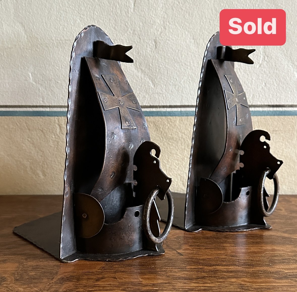 Arts &amp; Crafts Viking Bookends