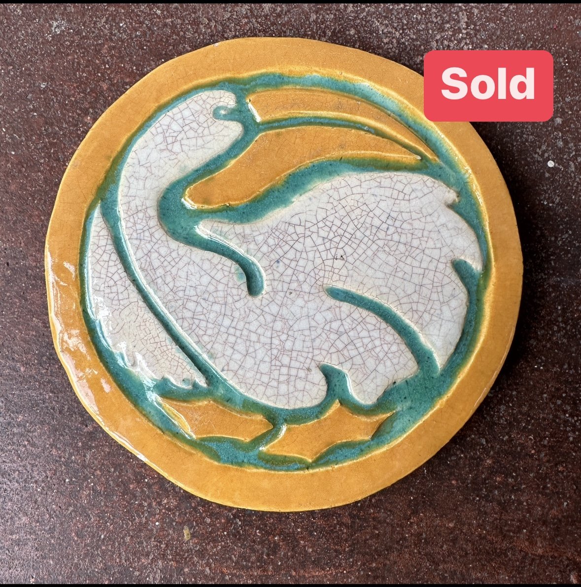 Arts & Crafts Pelican Trivet