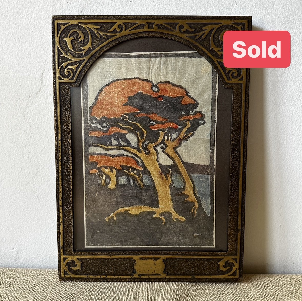 Bessie Ella Hazen Woodblock