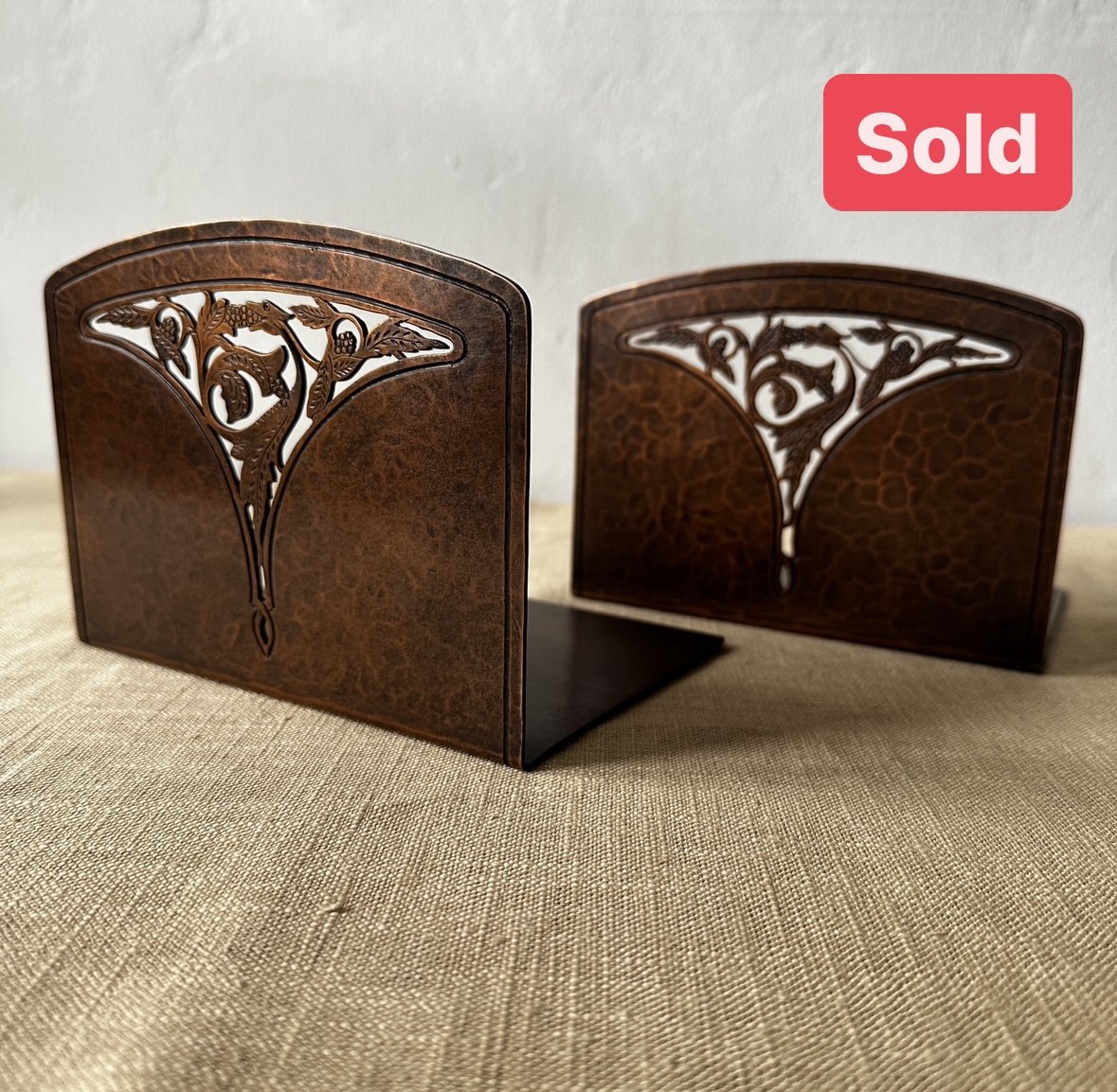 John Brennan Copper Bookends