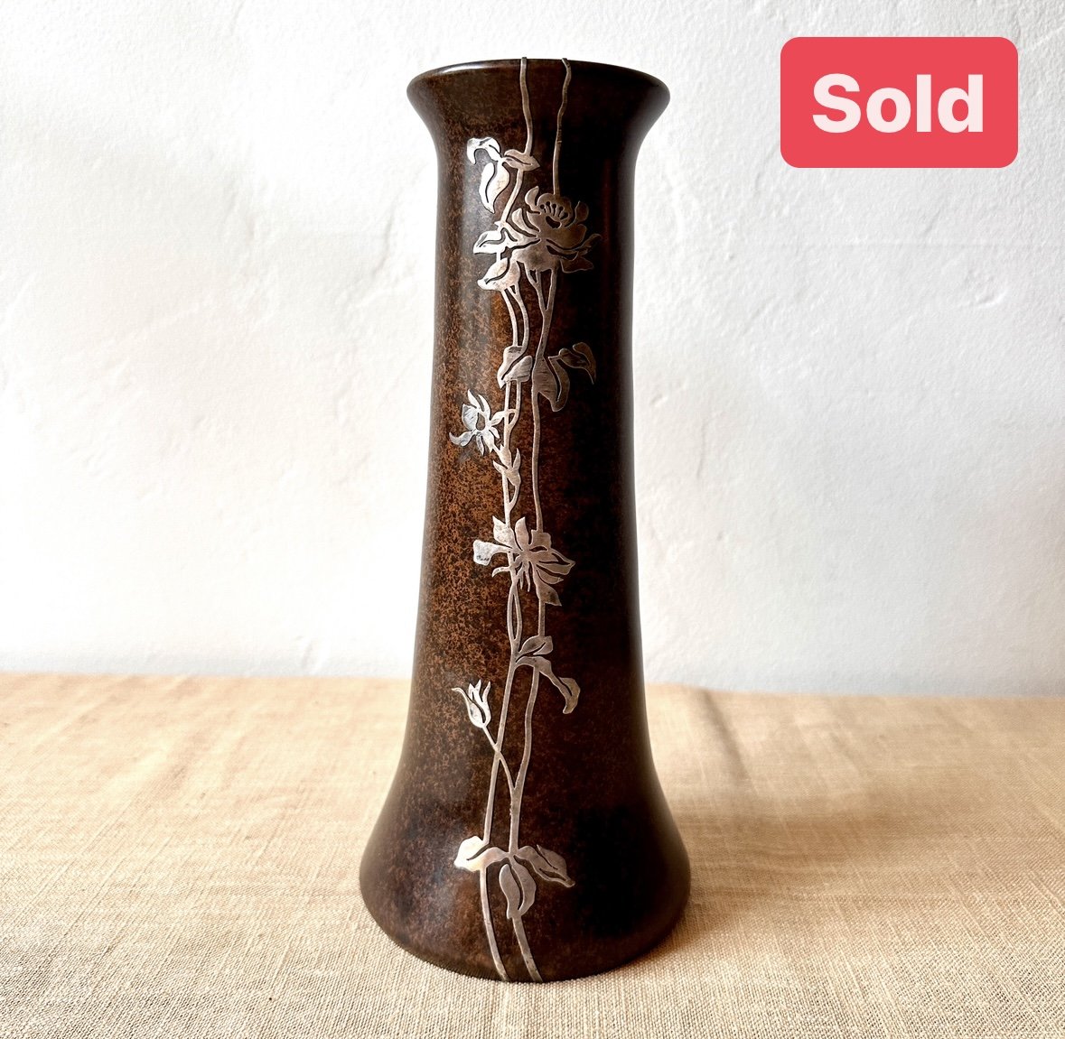 Heintz Art Metal Vase