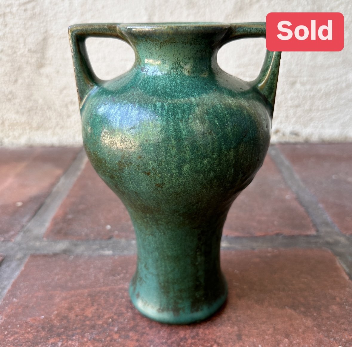 Fulper Green Vase