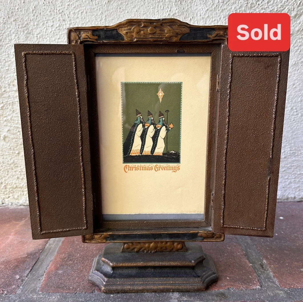 Arts &amp; Crafts Framed Christmas Greeting