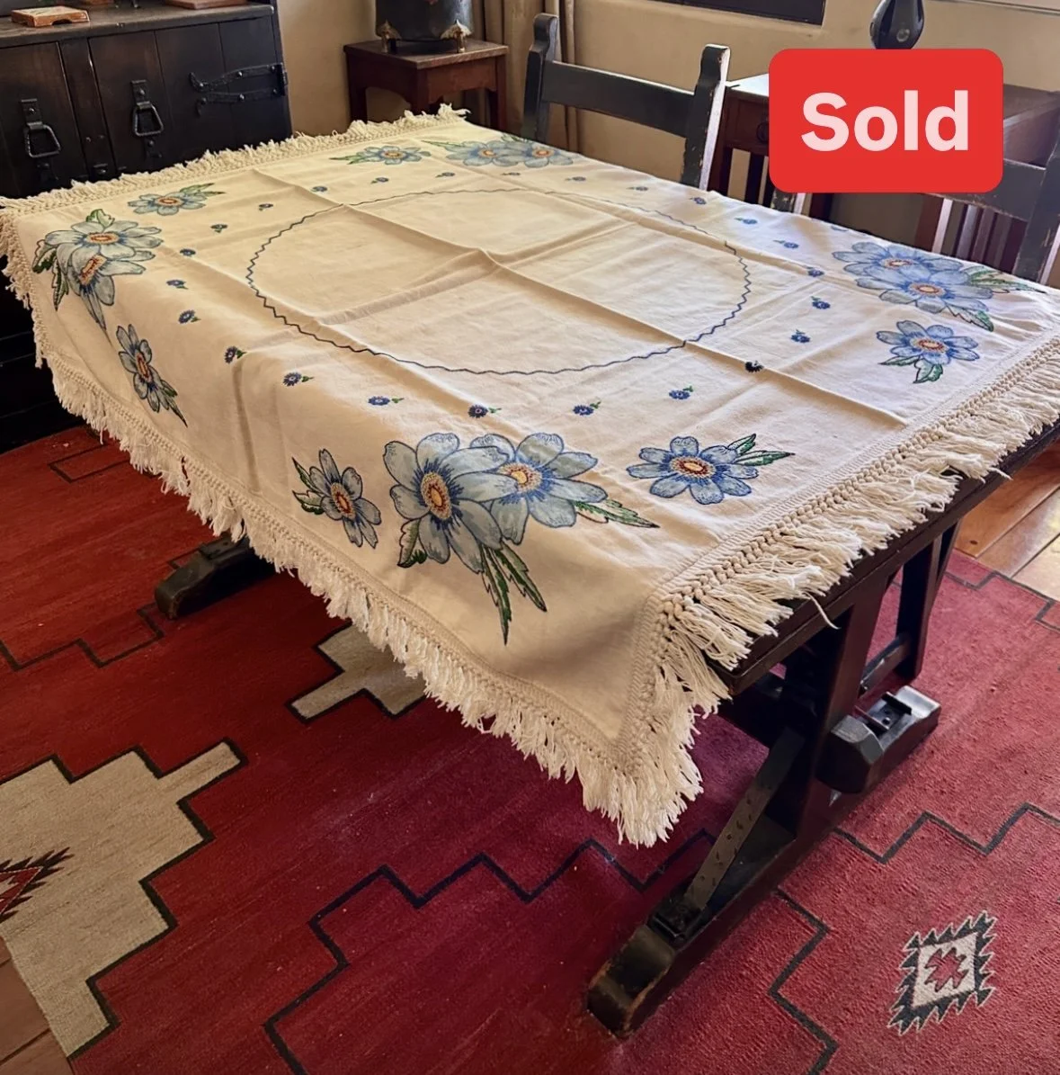 Arts &amp; Crafts 50" Square Textile