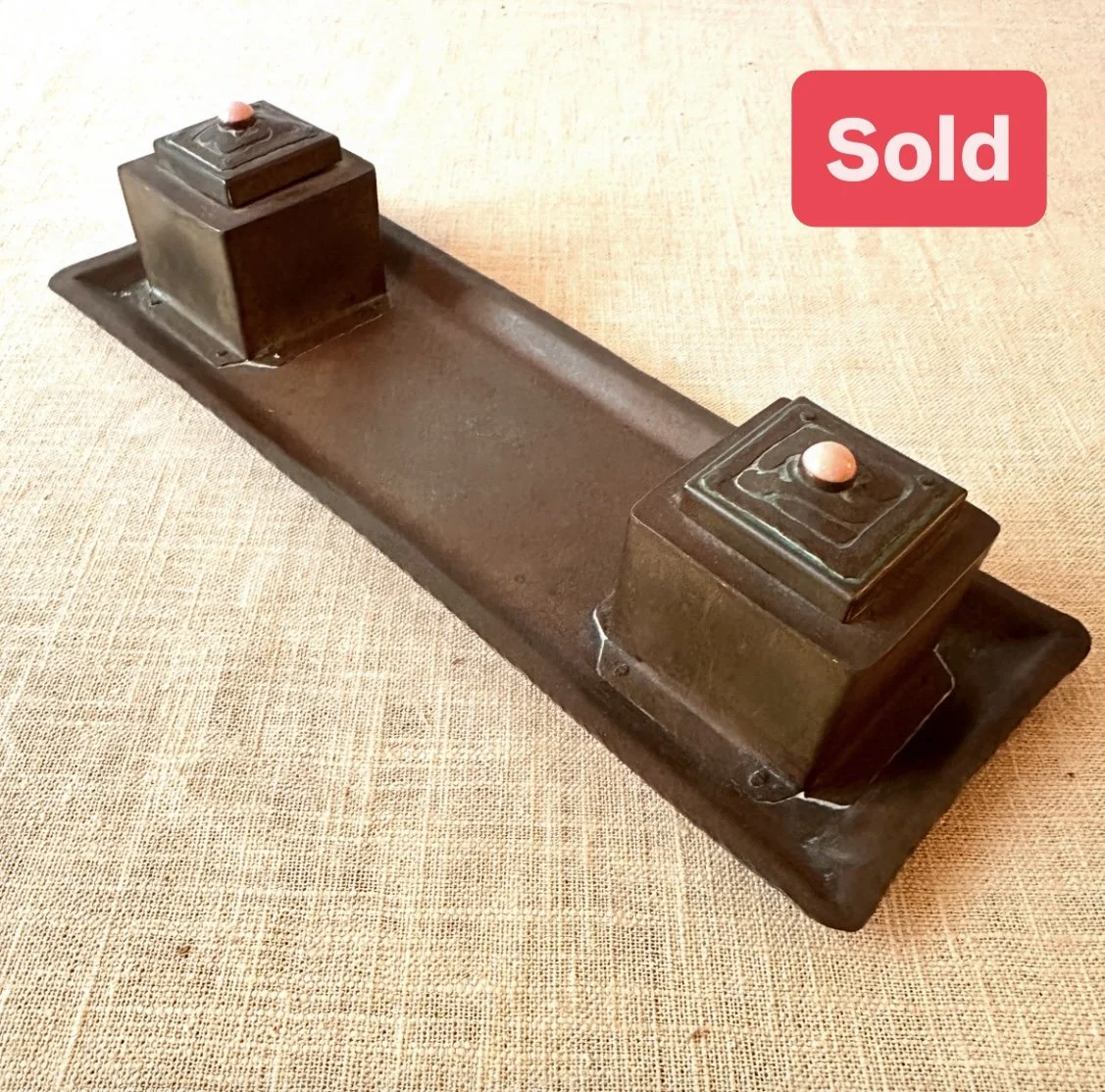 Forest Craft Guild Double Inkwell