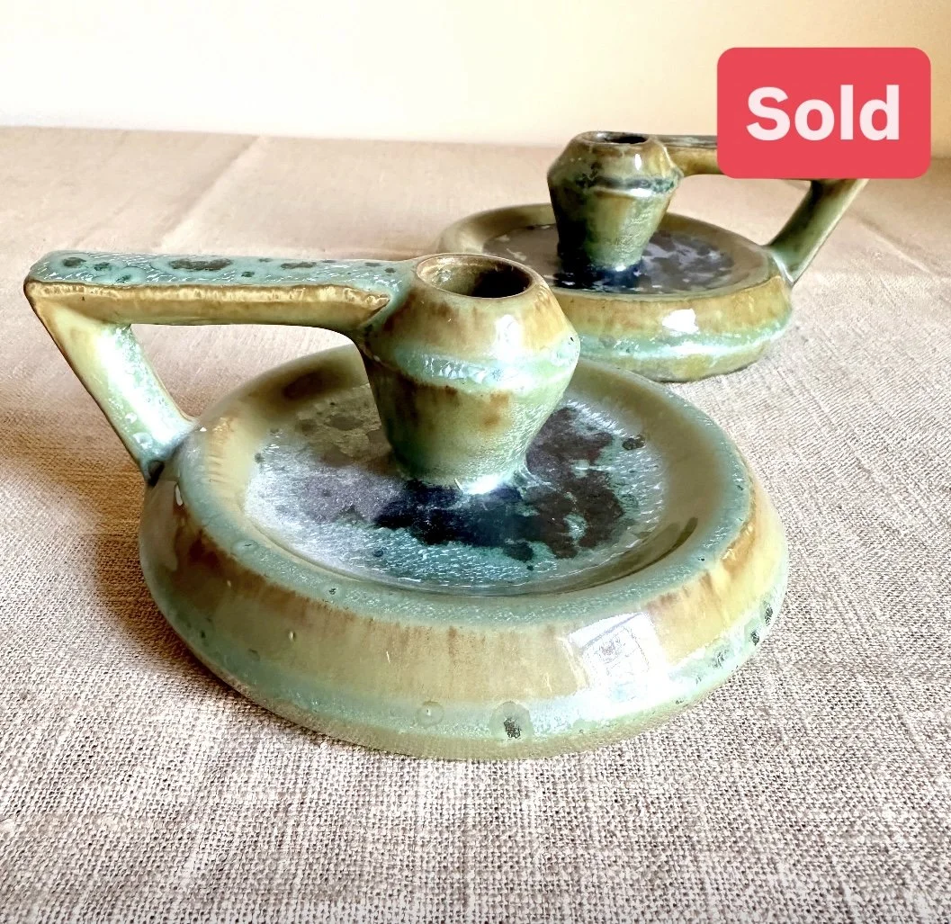 Fulper Chambersticks