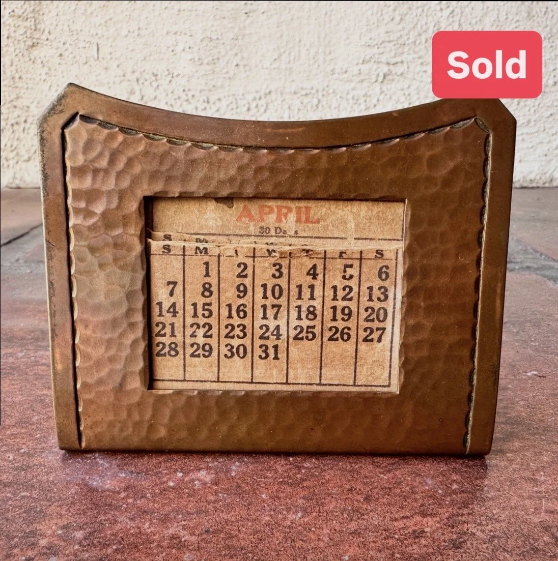 Roycroft Calendar Frame