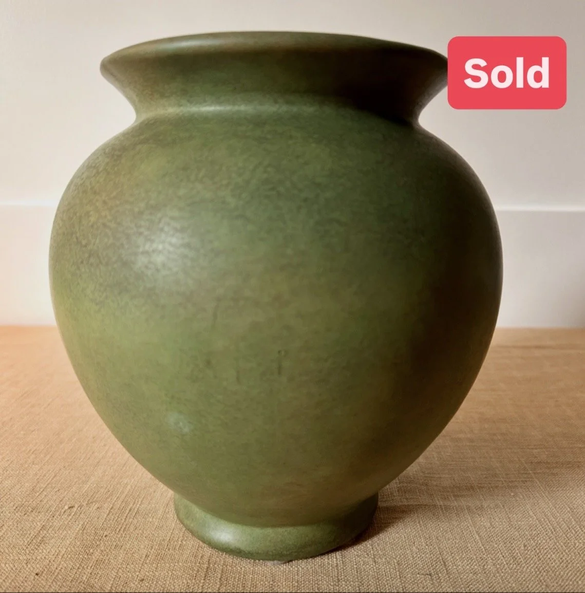 Roseville Carnelian Vase