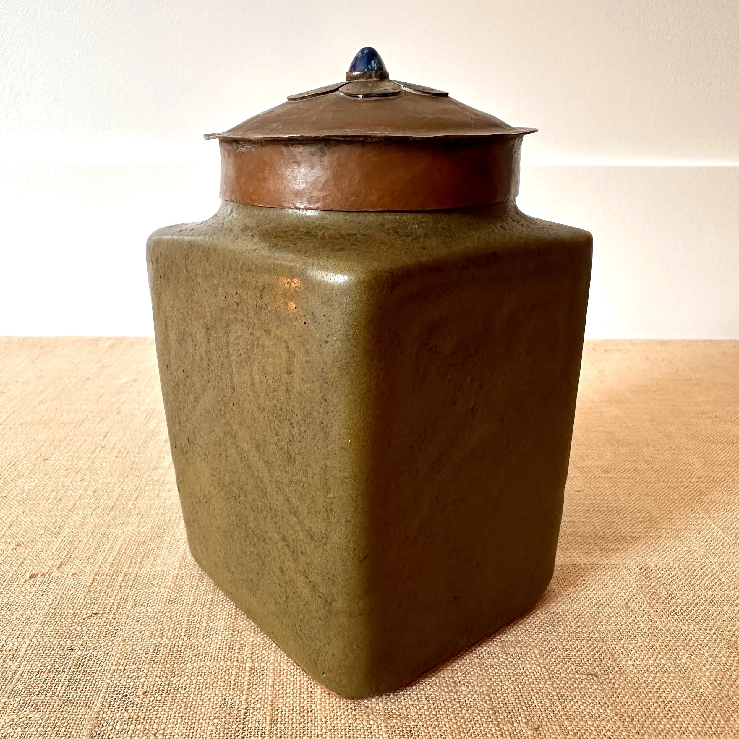 Arts &amp; Crafts Lidded Jar