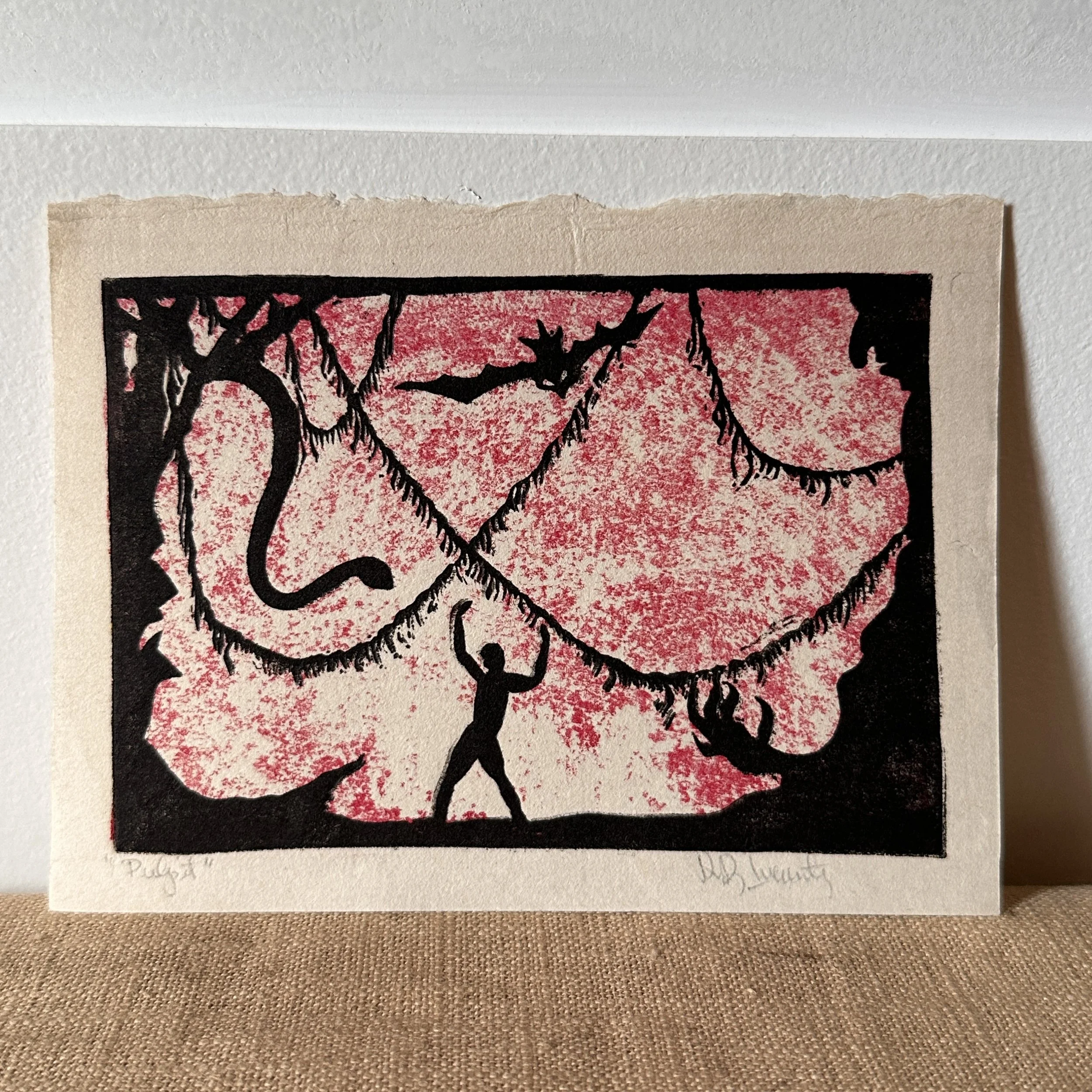 Robert Bruce Inverarity Woodblock