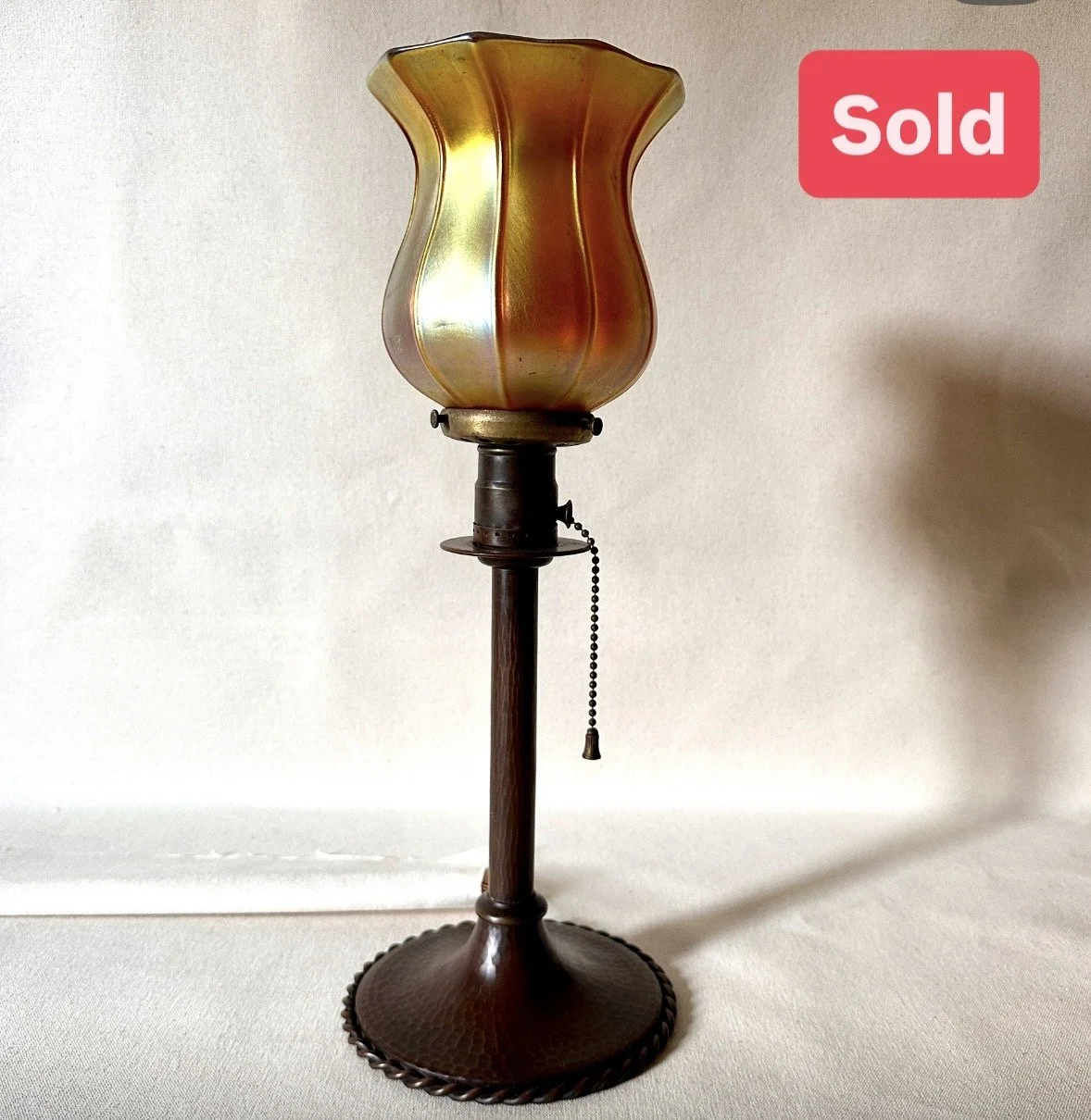 Roycroft &amp; Quezal Lamp