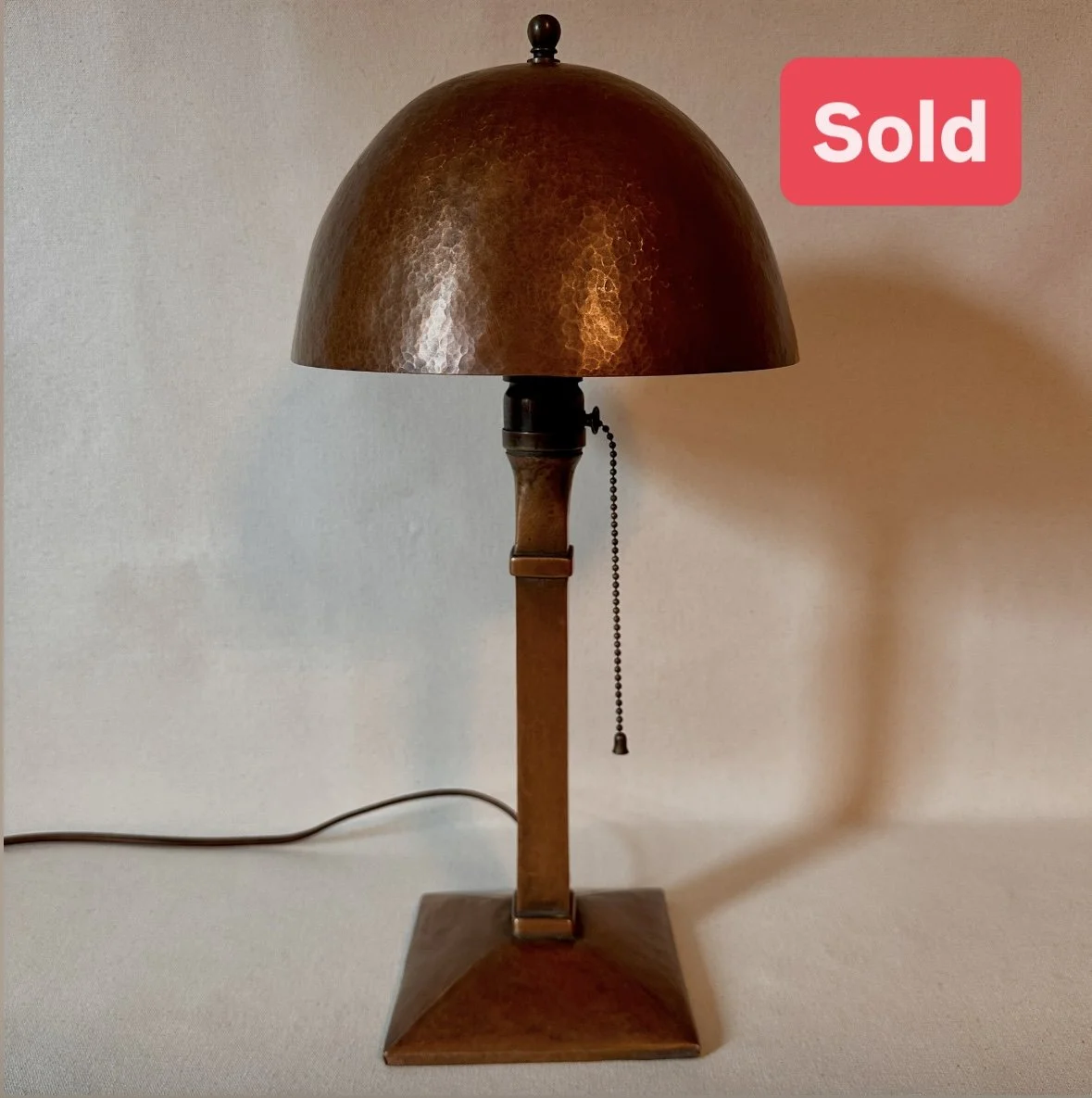 Arts &amp; Crafts Helmet Lamp