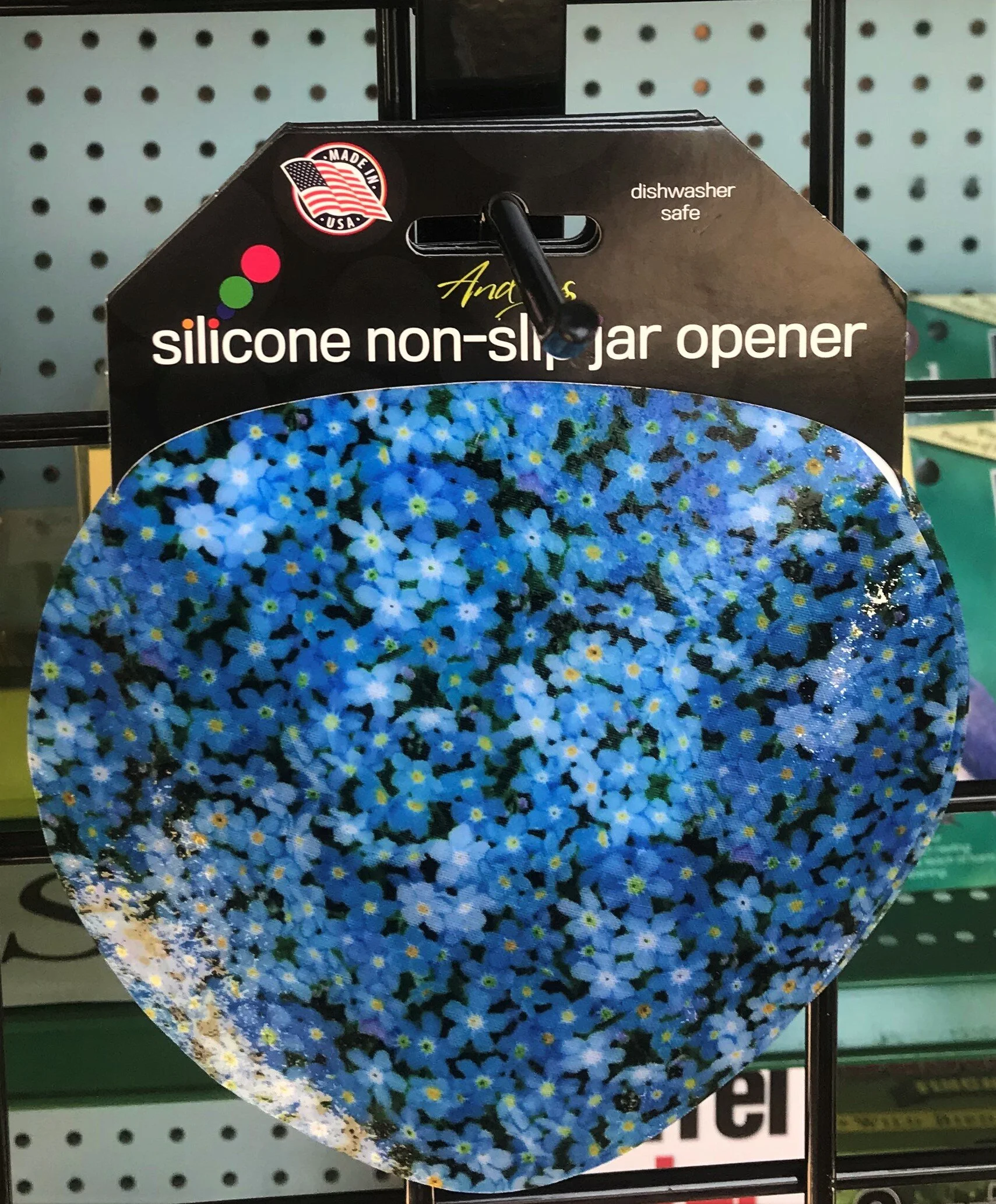Forget-Me-Not Jar Opener from Andreas