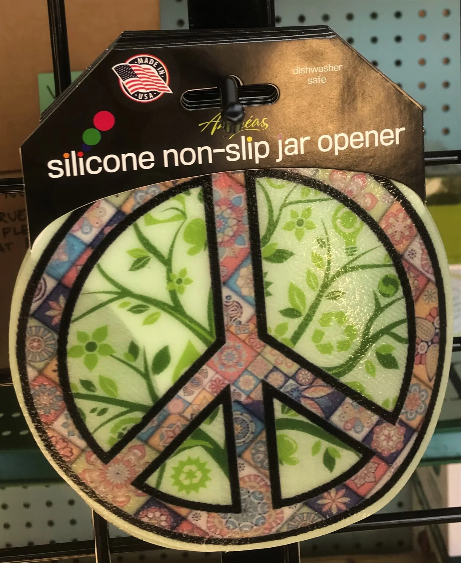 Peace Sign Jar Opener from Andreas