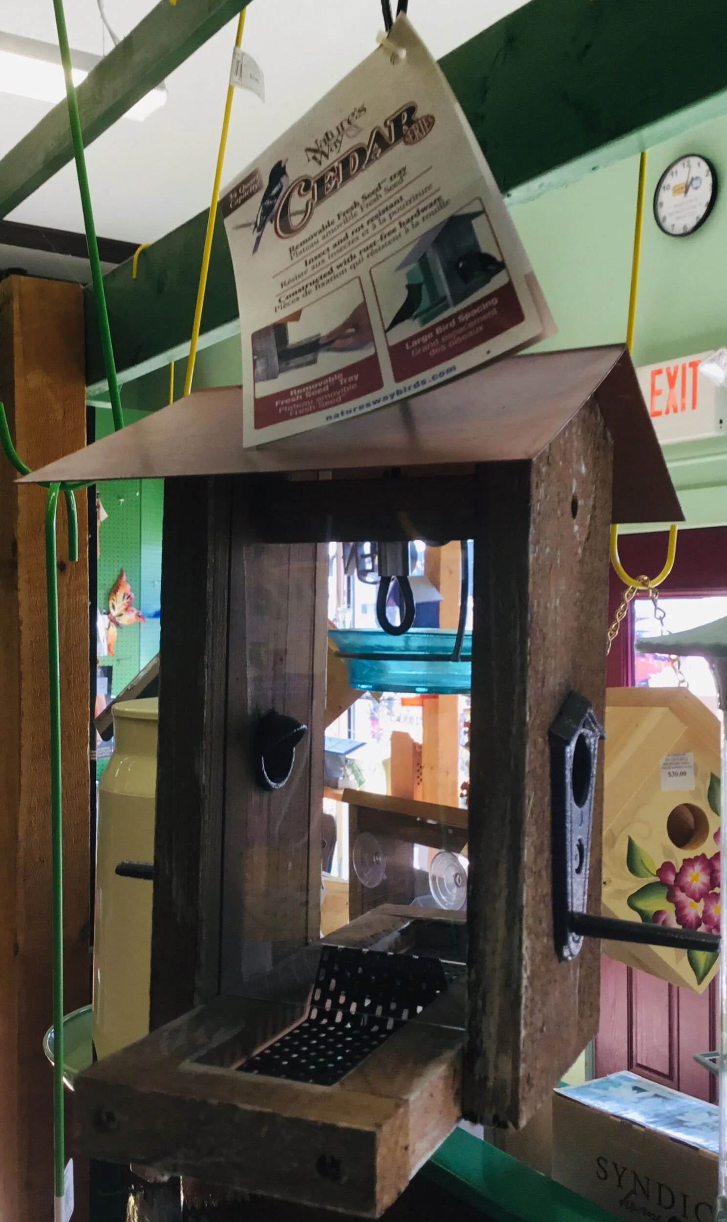 Rustic Vertical Feeder from Nature’s Way