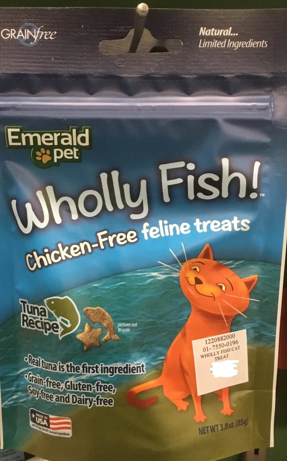 Wholly Fish! Cat Treats From Emerald Pet Products