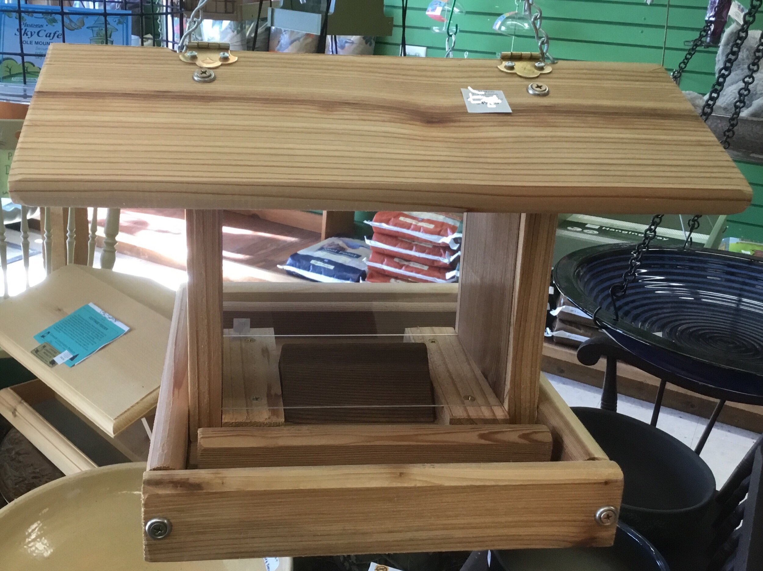 Small Hanging Hopper Feeder from Stovall