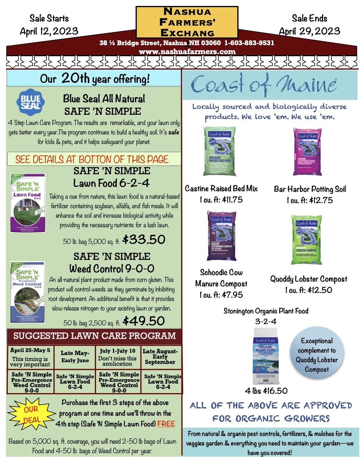 2024 April Flyer Sale
