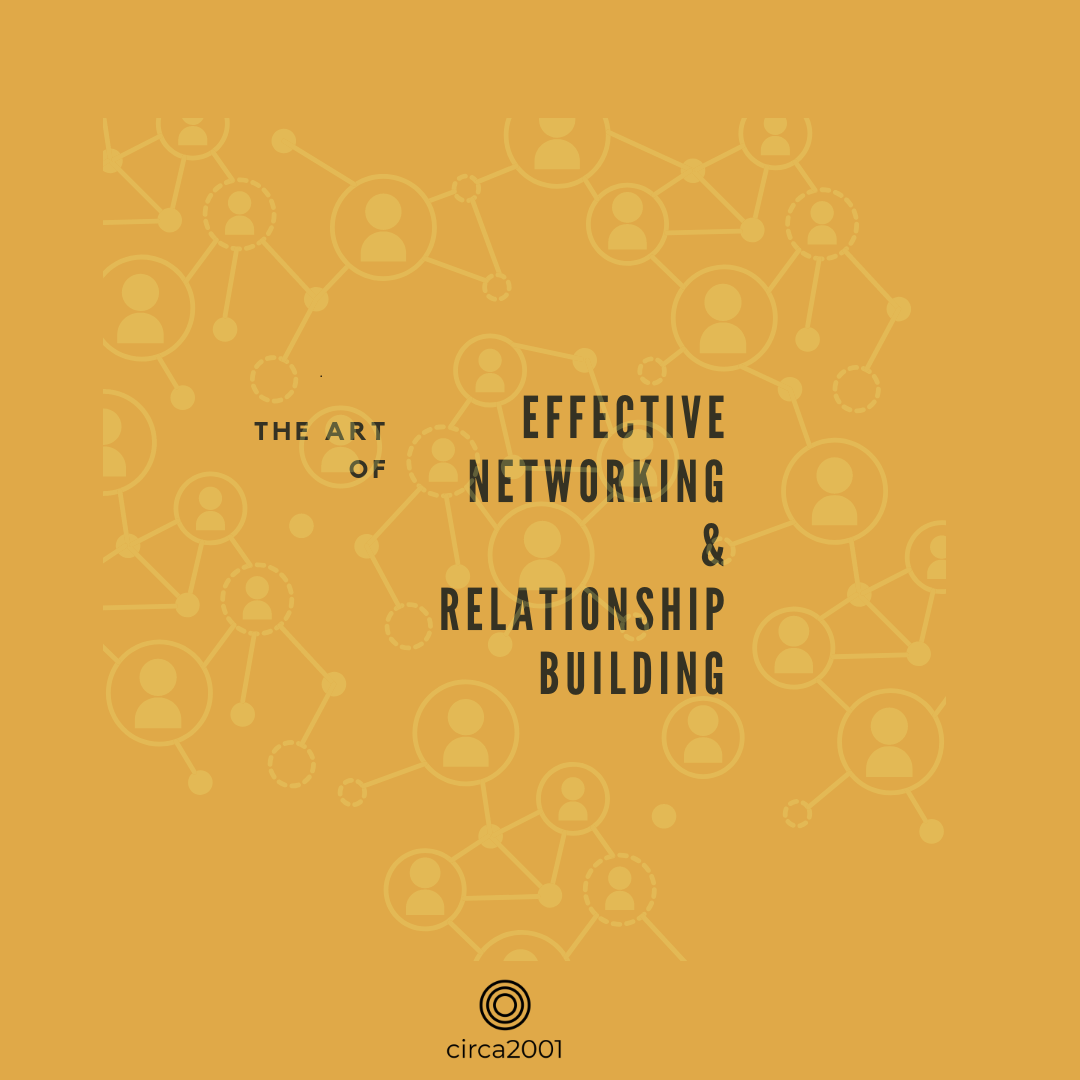 The Art Of Effective Networking &amp; Relationship Building