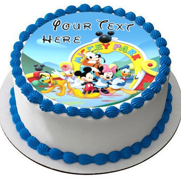 MICKEY MOUSE CLUB HOUSE Edible Cake topper Party image 