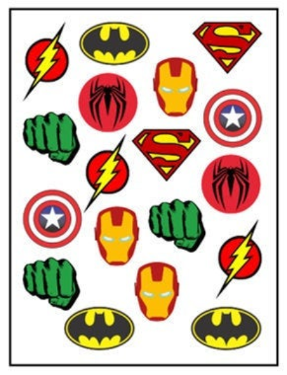 Superhero Stickers 