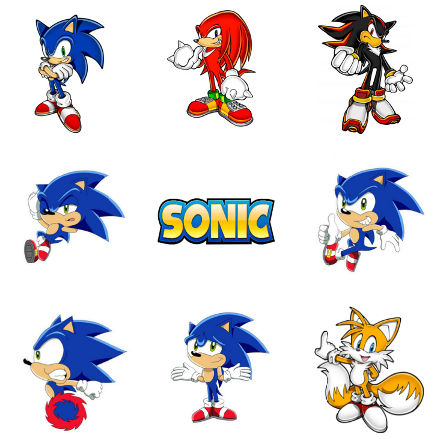 Sonic Edible Image Toppers — Choco House